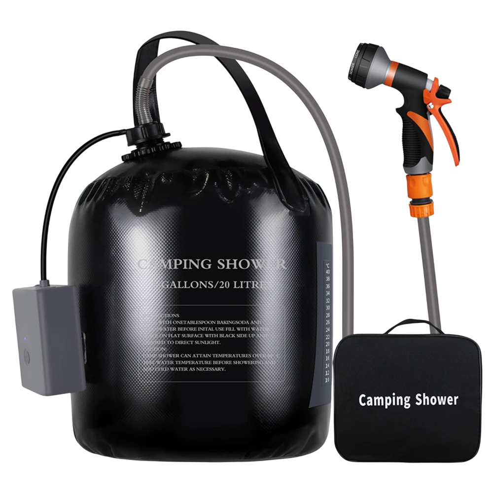 ClinyShowe Rechargeable Portable Shower for Camping and Pets