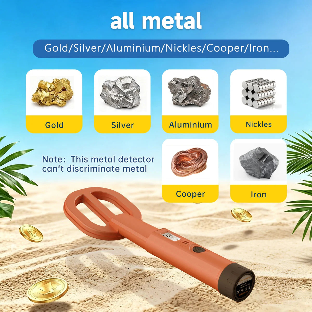 AquaFindi Underwater Metal Detector Handheld Pinpointer UK