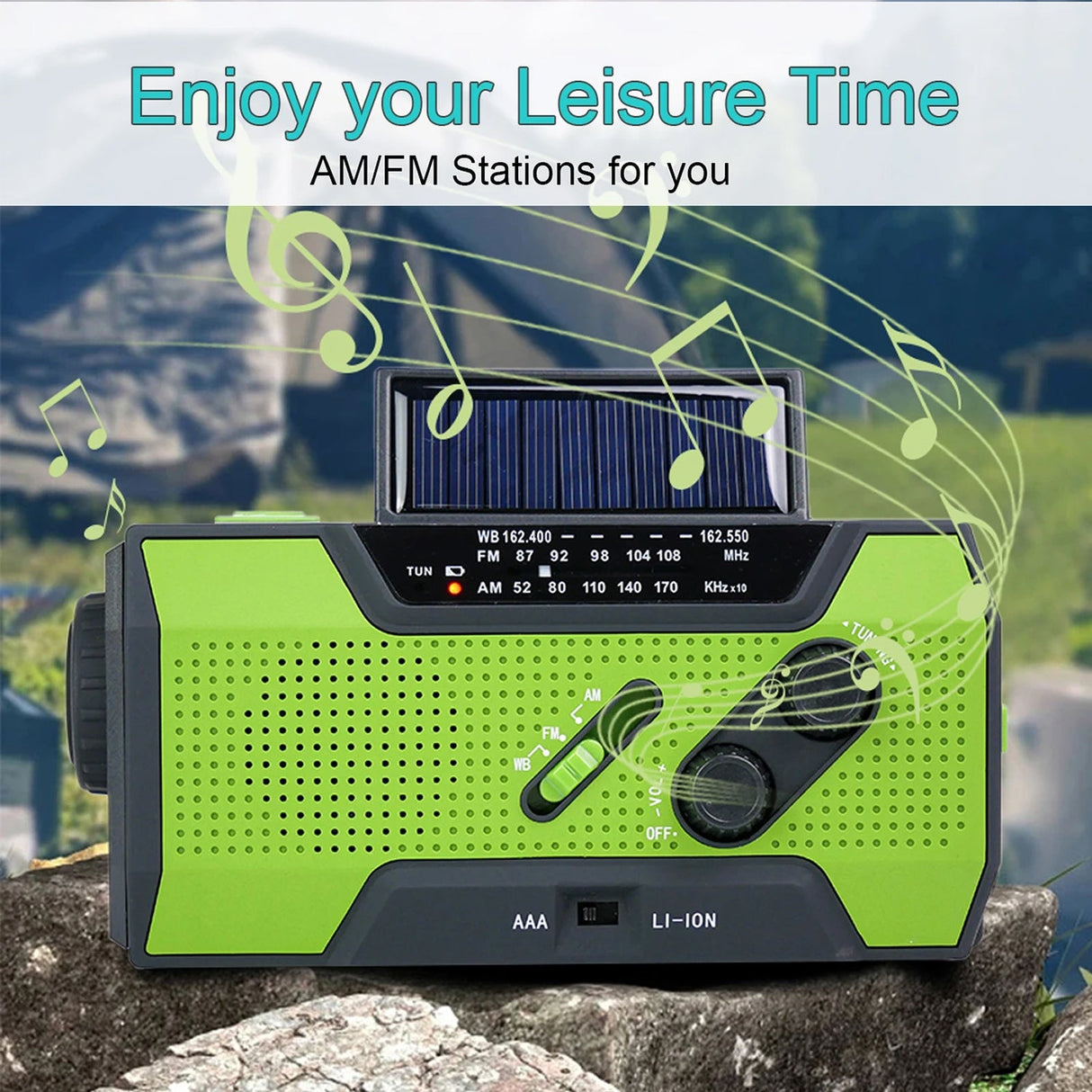 AlerSkyo 5-Way Powered Emergency NOAA Weather Radio for UK