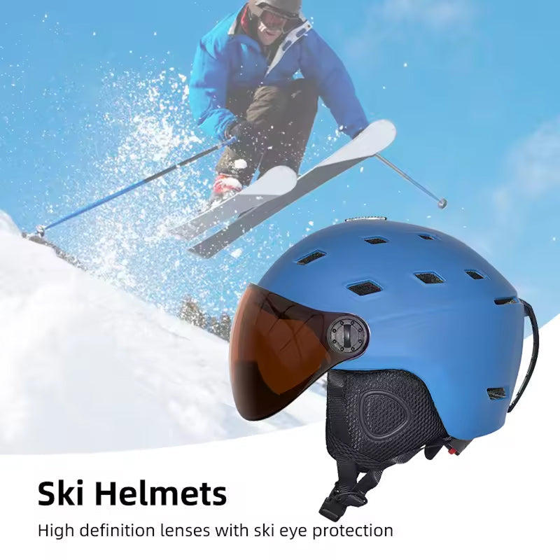 Bastoneux Ski Helmet with Anti-Fog Goggles | CE Certified