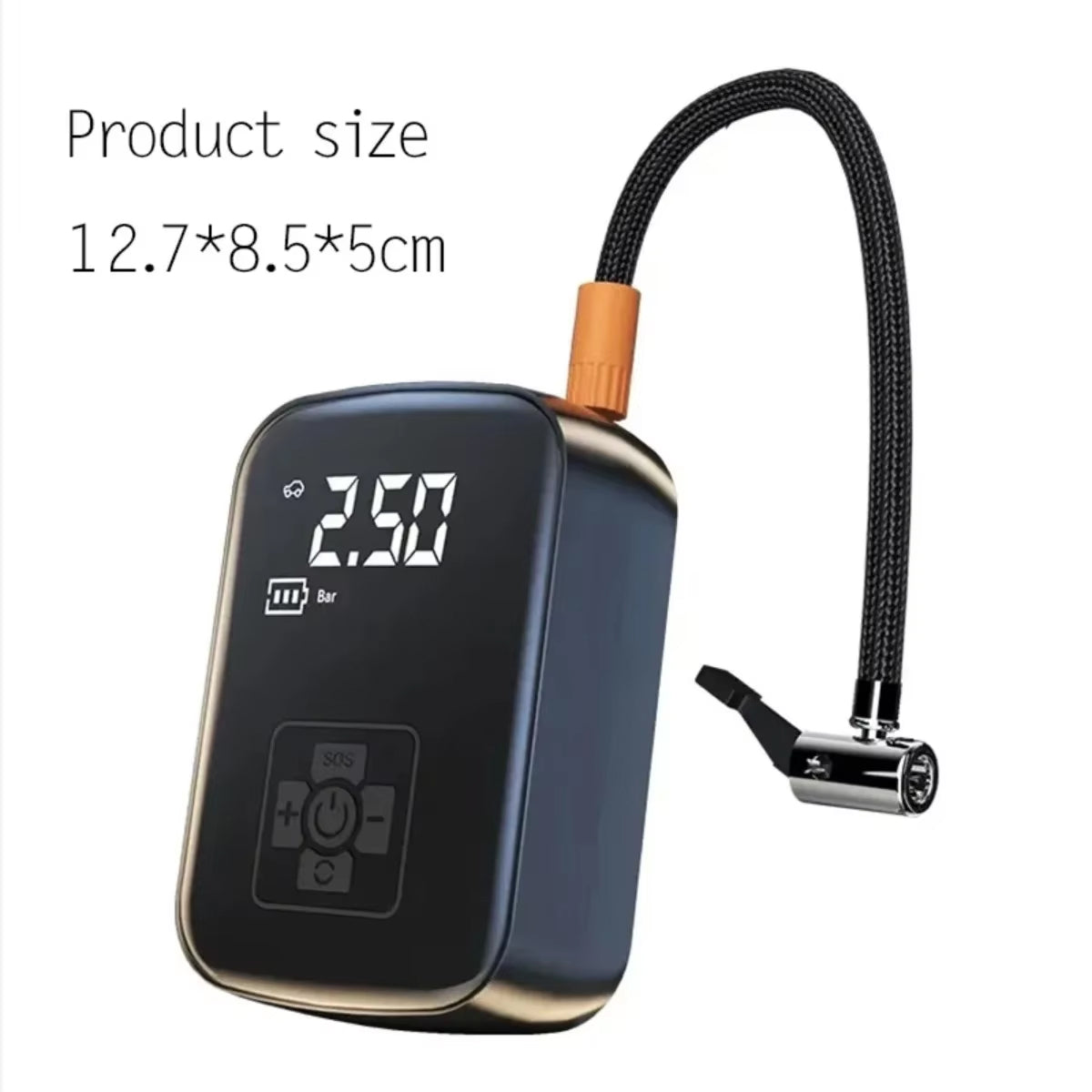 BlitzoPum Portable Dual-Pump Tyre Inflator for Cars and Bikes UK