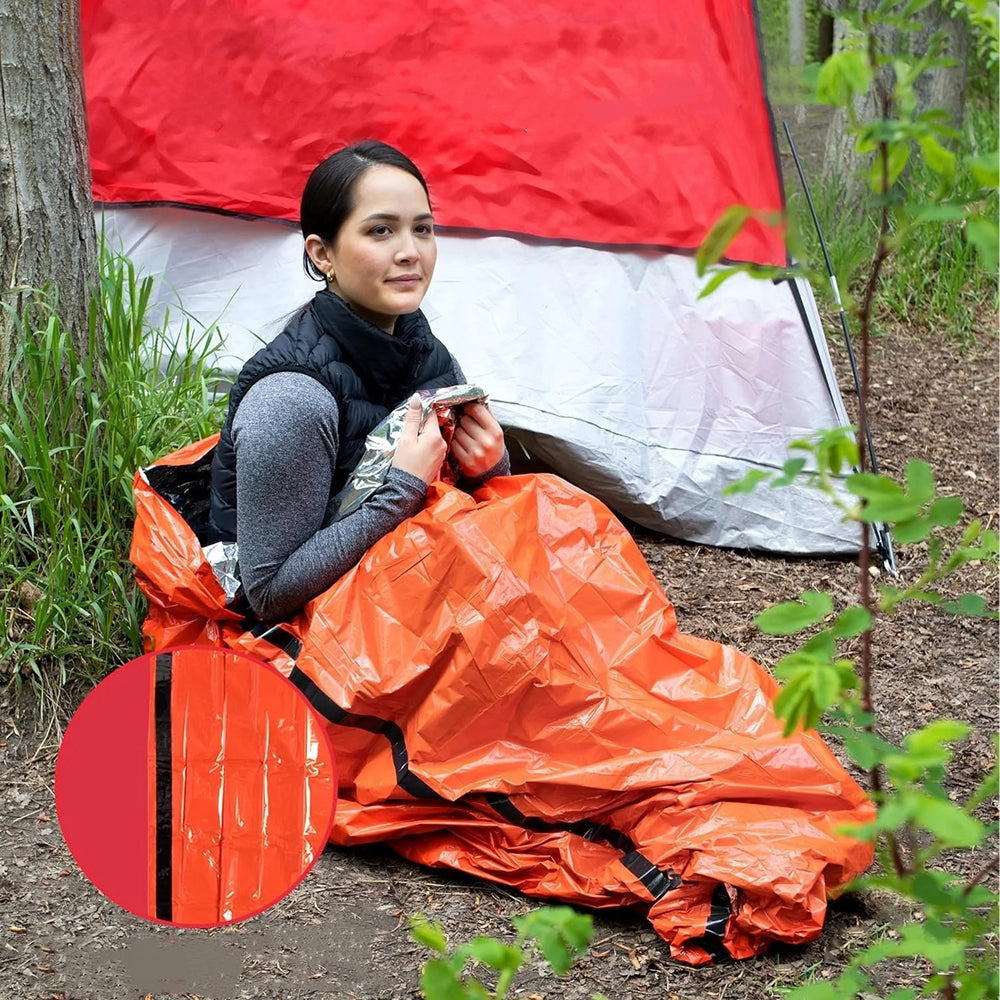 CozeGuardi Reusable Emergency Foil Blanket & Thermal Shelter