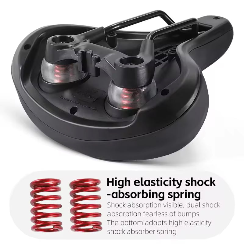 CushiCycle Mountain Bike Saddle | Ergonomic Shock-Absorbing Bicycle Seat