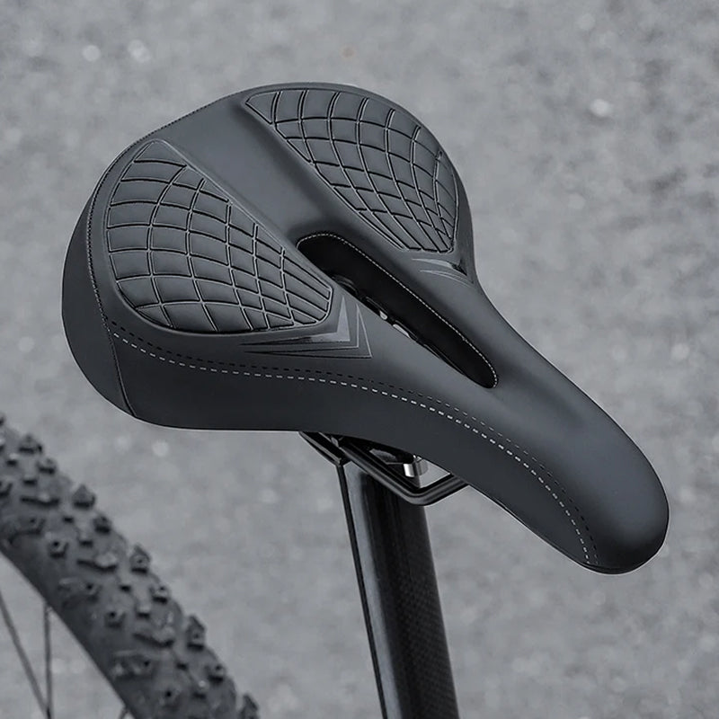 CushiCycle Mountain Bike Saddle | Ergonomic Shock-Absorbing Bicycle Seat