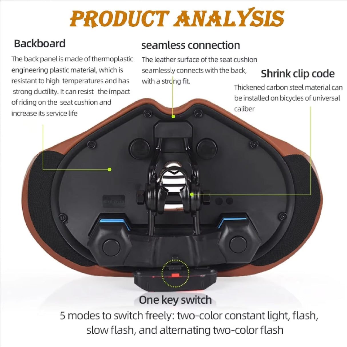CycleEste Noseless Bike Seat for Women - Comfort Cycle Saddle