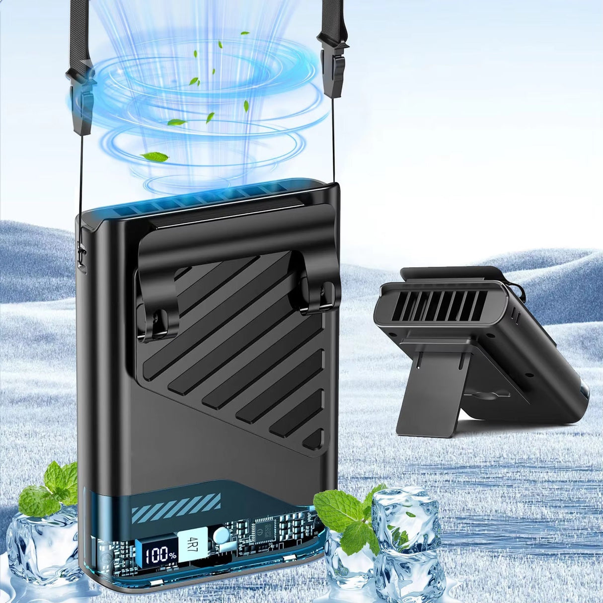 CycloFani Hands-Free Portable Waist Fan for Cooling
