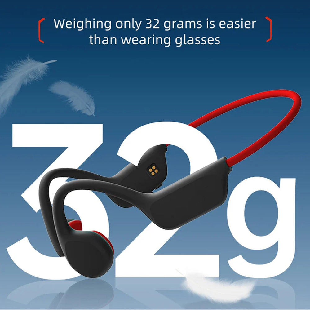 DeepWavix IPX8 Bone Conduction Swimming Headphones UK