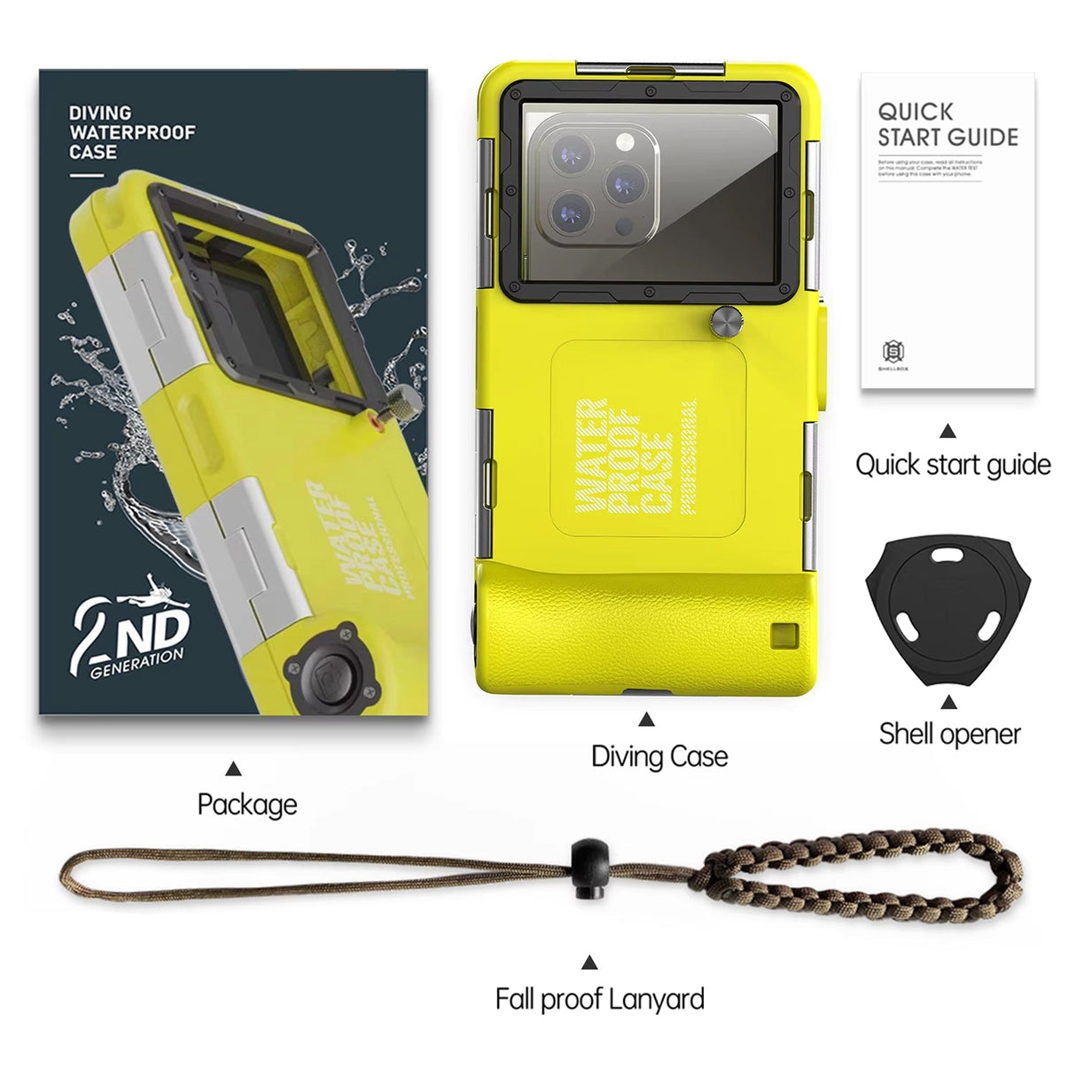 DropLokou Underwater Photography Phone Housing IP68