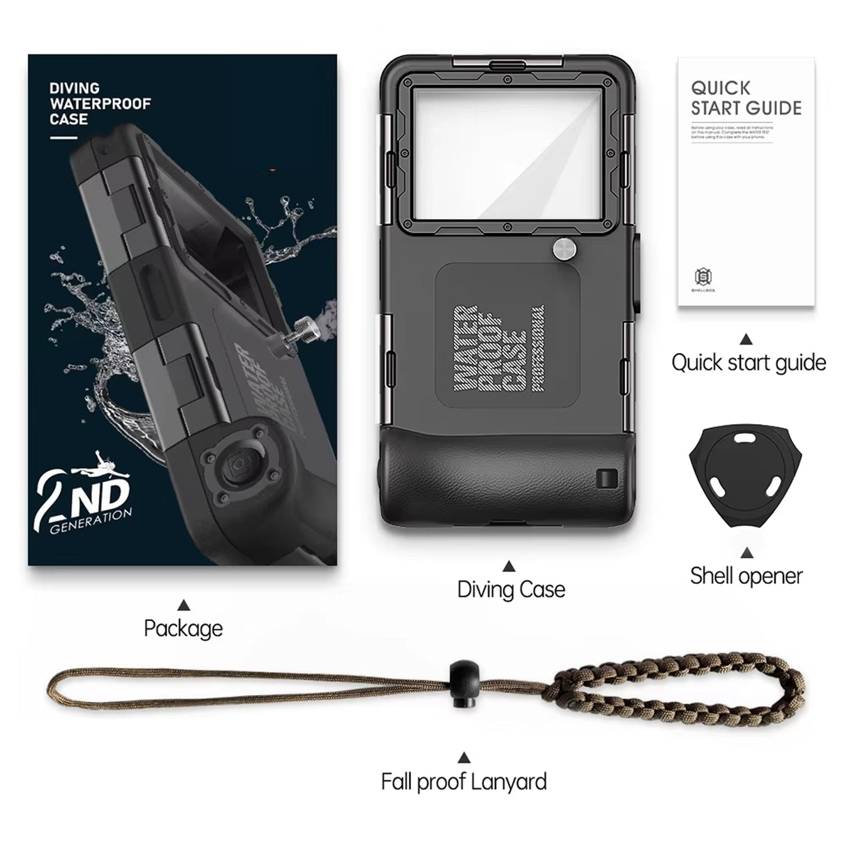 DropLokou Underwater Photography Phone Housing IP68