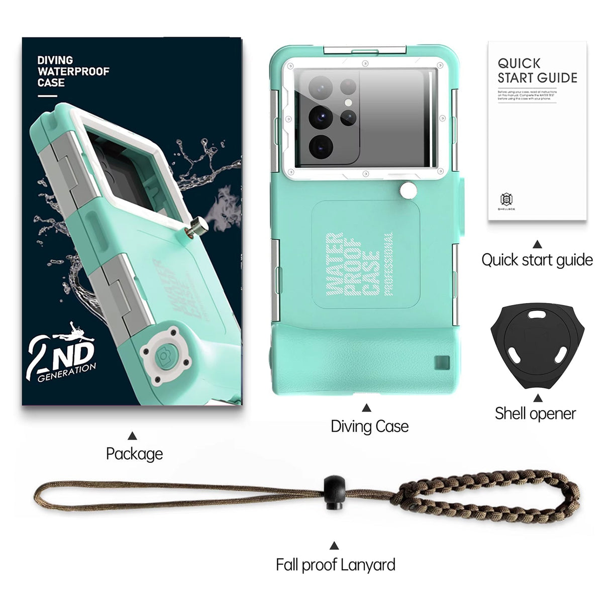 DropLokou Underwater Photography Phone Housing IP68