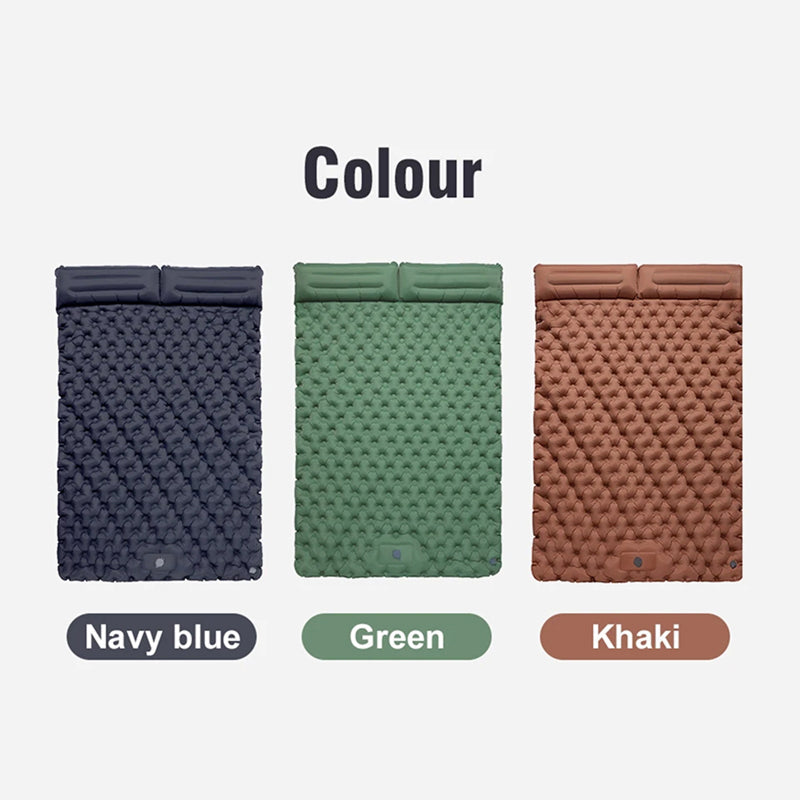 DuoRestor Inflatable Double Camping Mattress for Couples