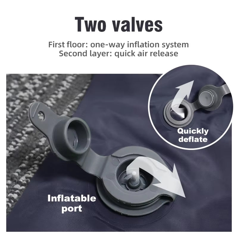 DuoRestor Inflatable Double Camping Mattress for Couples