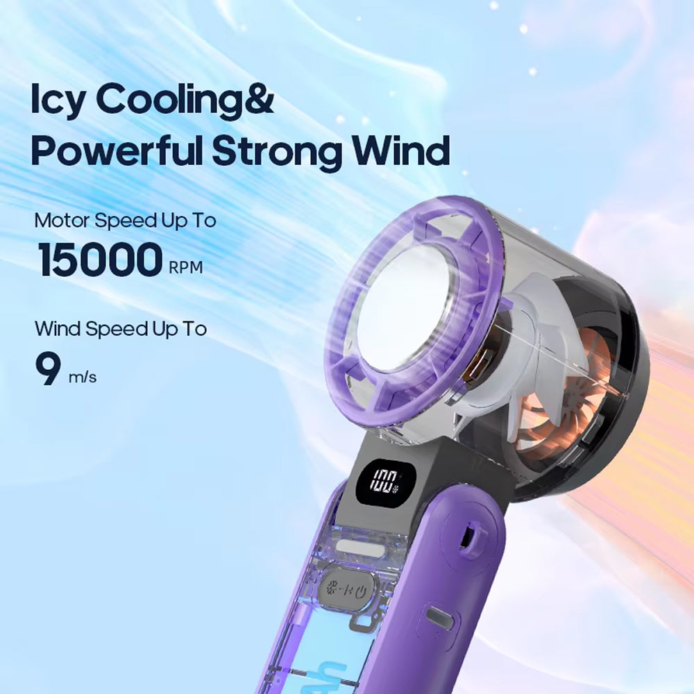 FrostoeByte Handheld Turbo Fan with Semiconductor Cooling