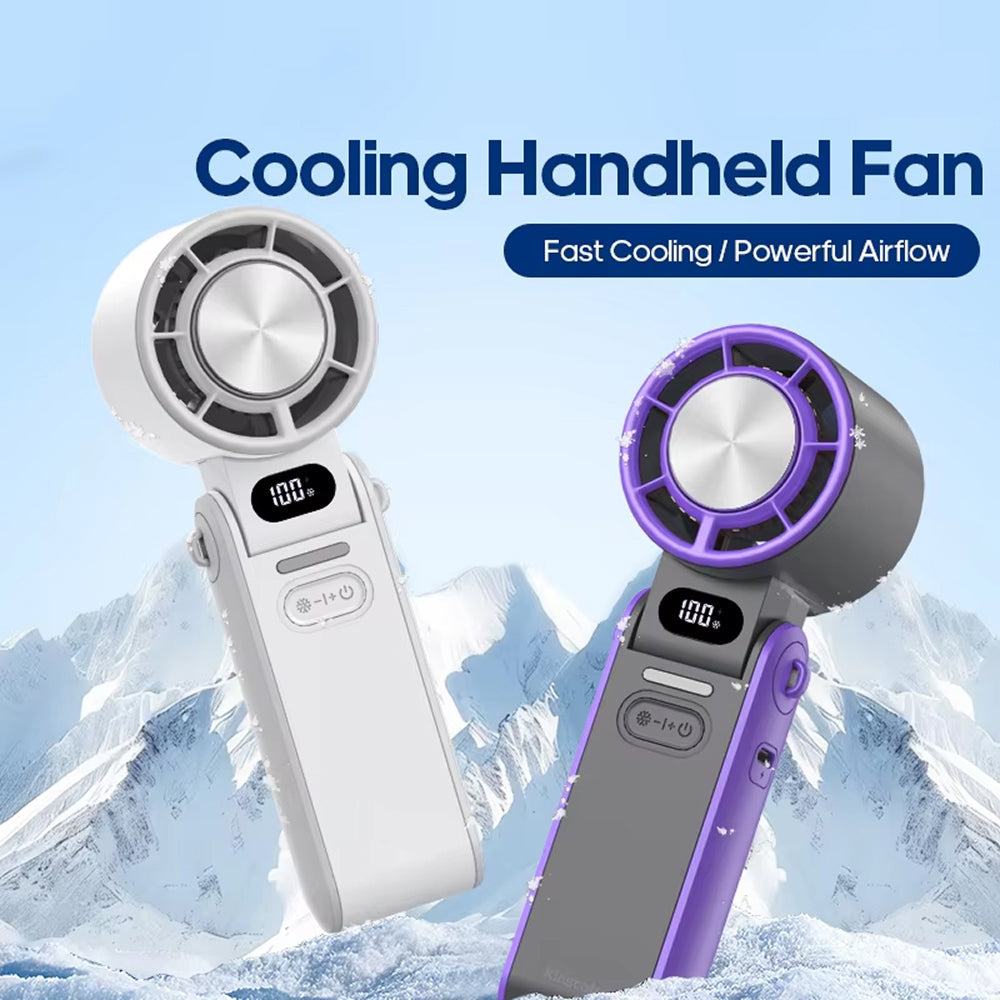 FrostoeByte Handheld Turbo Fan with Semiconductor Cooling
