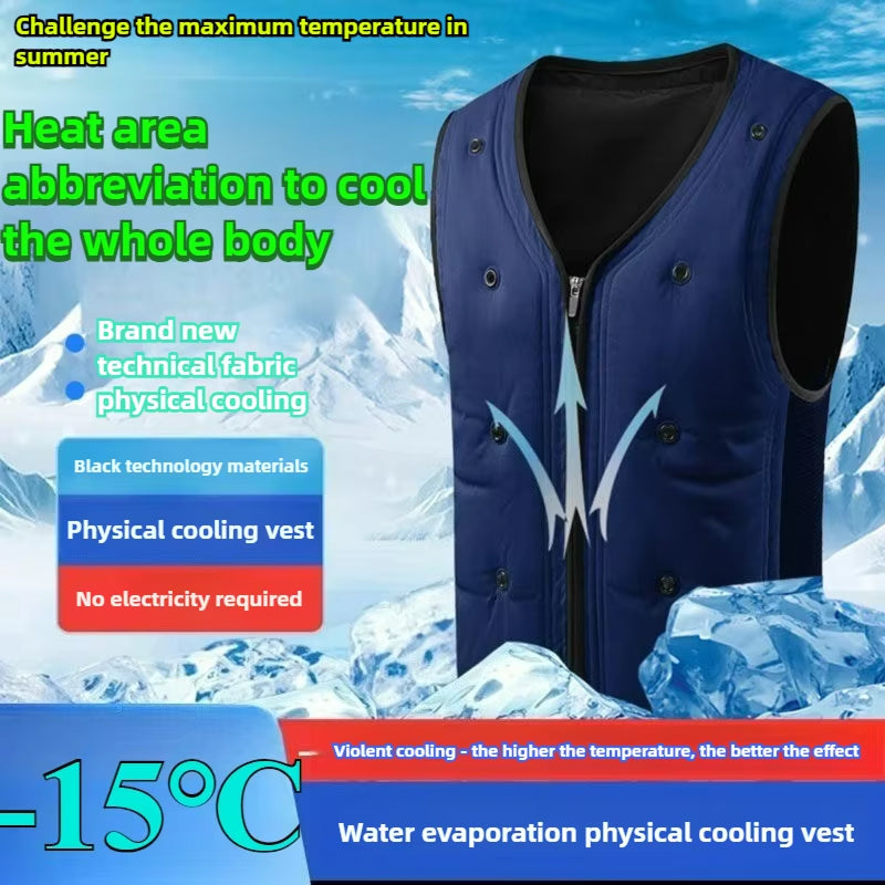 Frozakes evaporative cooling ice vest for UK outdoor work