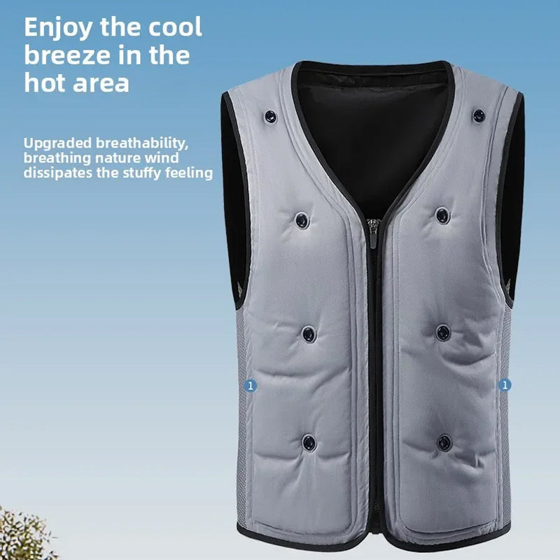 Frozakes evaporative cooling ice vest for UK outdoor work