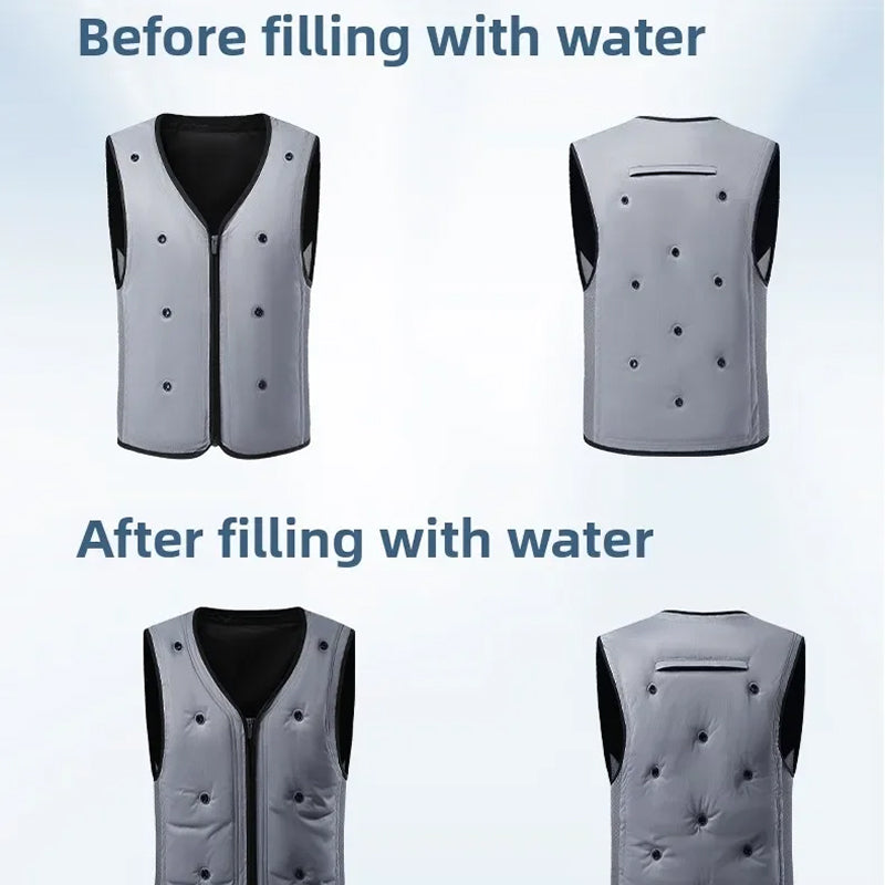 Frozakes evaporative cooling ice vest for UK outdoor work