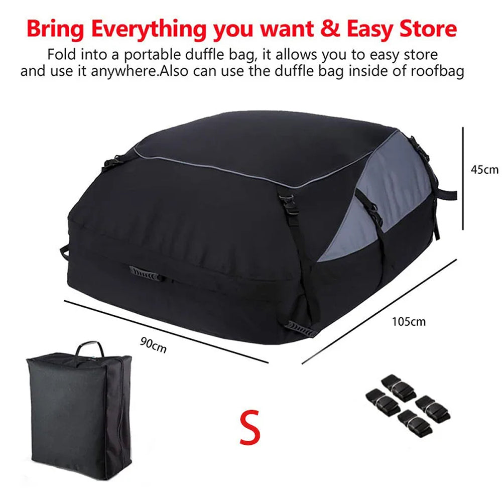 StowRaxi Waterproof Universal Car Roof Cargo Bag for Road Trips