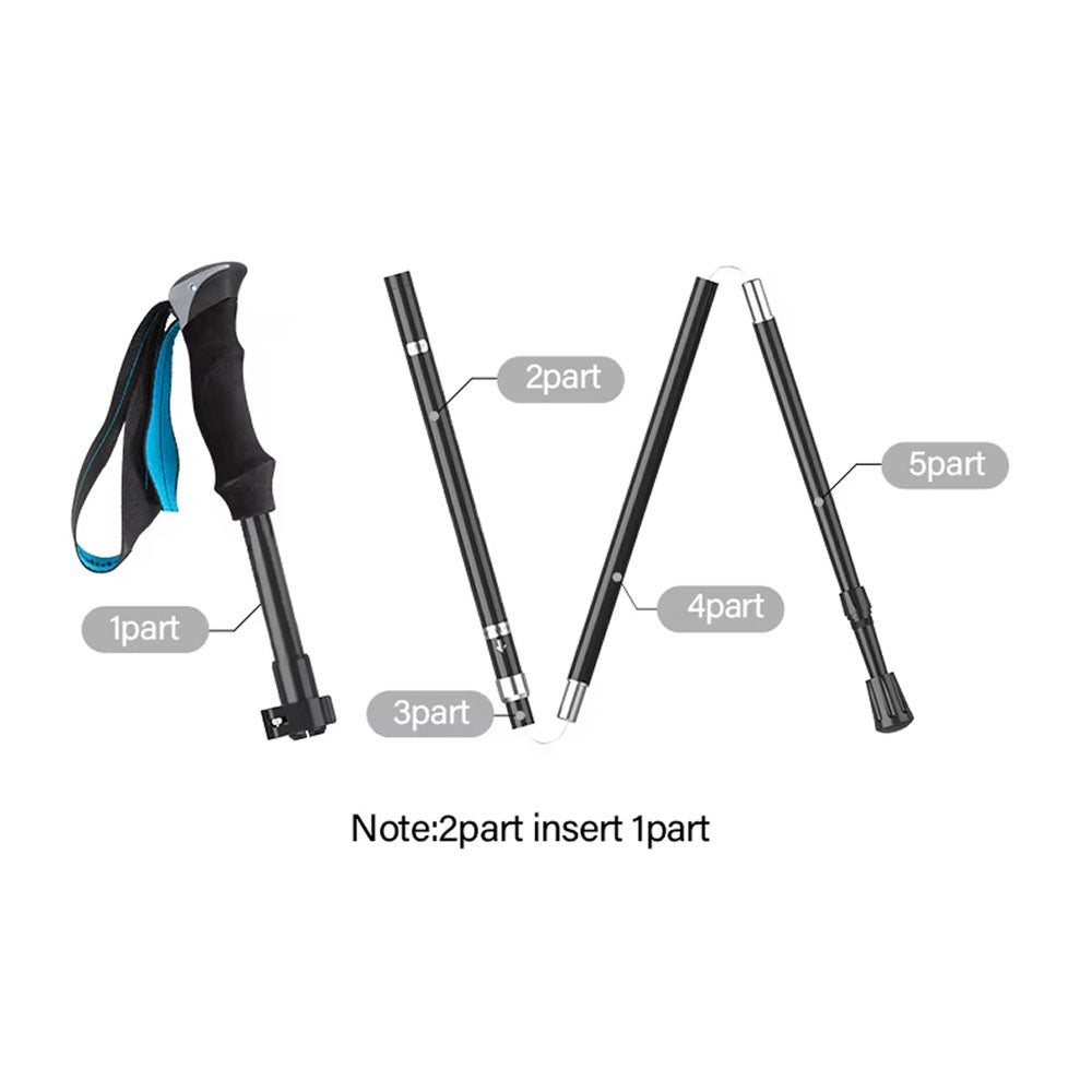 TrailZeni Aluminium Trekking Poles | Lightweight Hiking Support