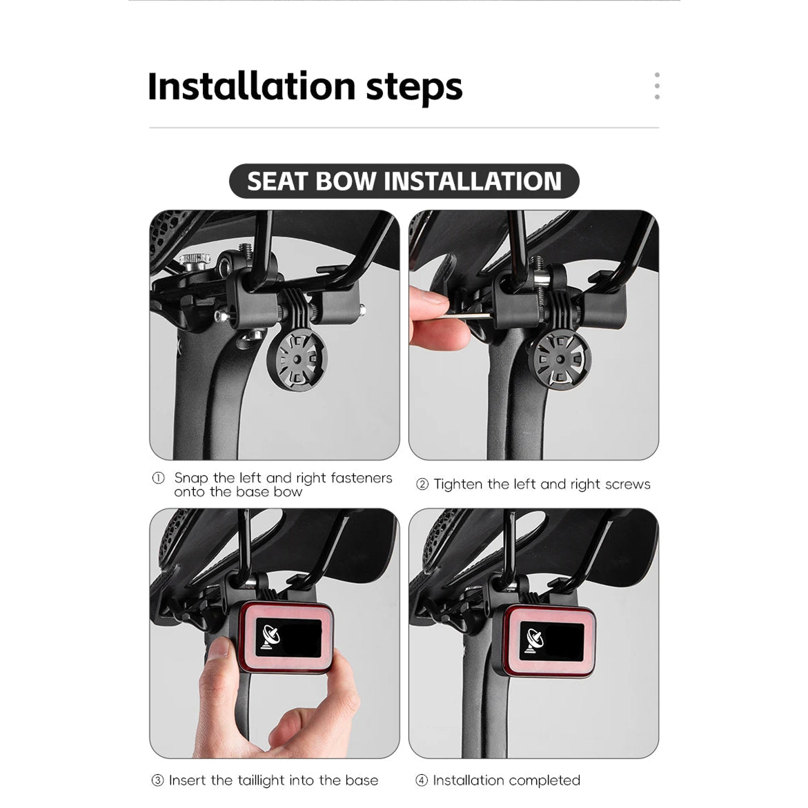 Velorayx Bike Radar & Smart COB Taillight