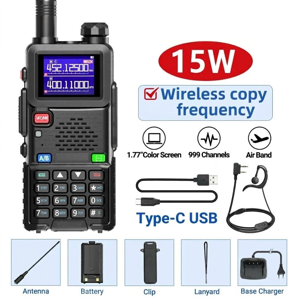 WavieRun Multi-Band Emergency Walkie Talkie & Two-Way Radio UK