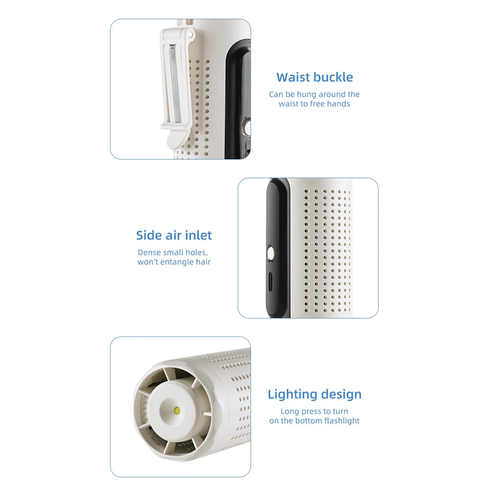 WindyonGo Mini Handheld Fan with Ice Ceramic Cooling Plate