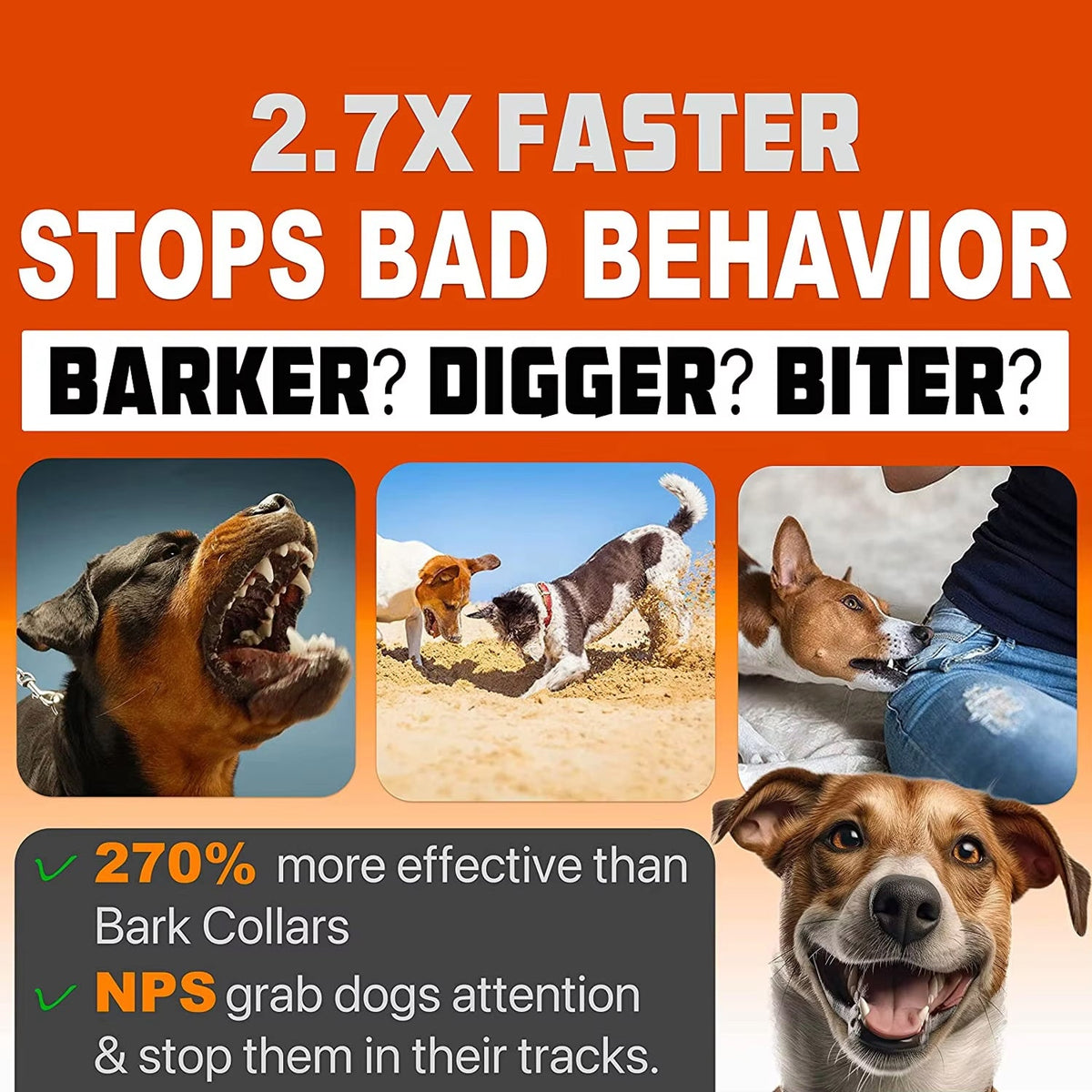 WufuNiko Ultrasonic Dog Deterrent & Barking Training Device UK