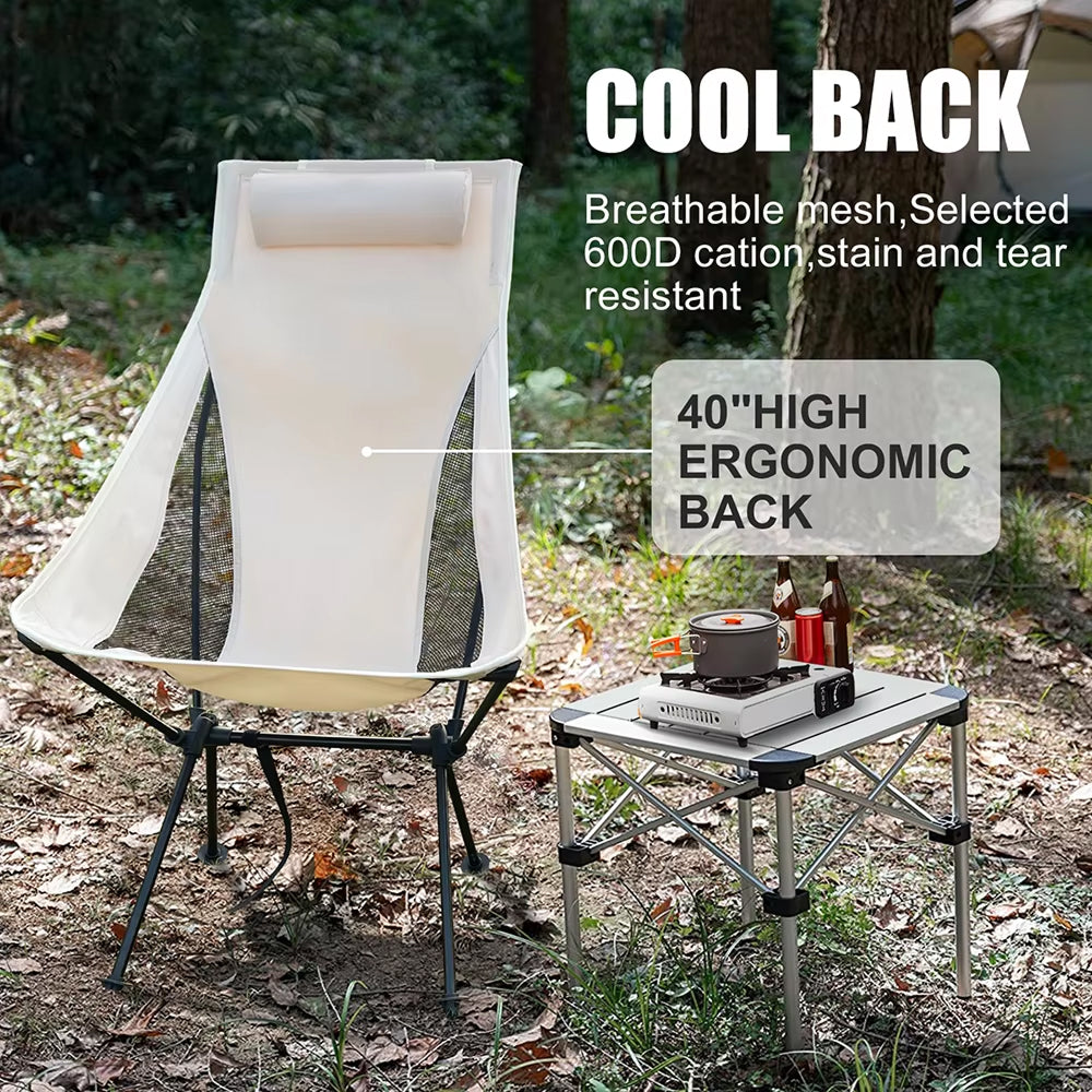 ZipoSeat Lightweight High-Back Camping Chair UK