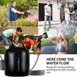 ClinyShowe Rechargeable Portable Shower for Camping and Pets