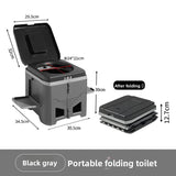 HushiPot Foldable Portable Camping Toilet For Outdoors UK