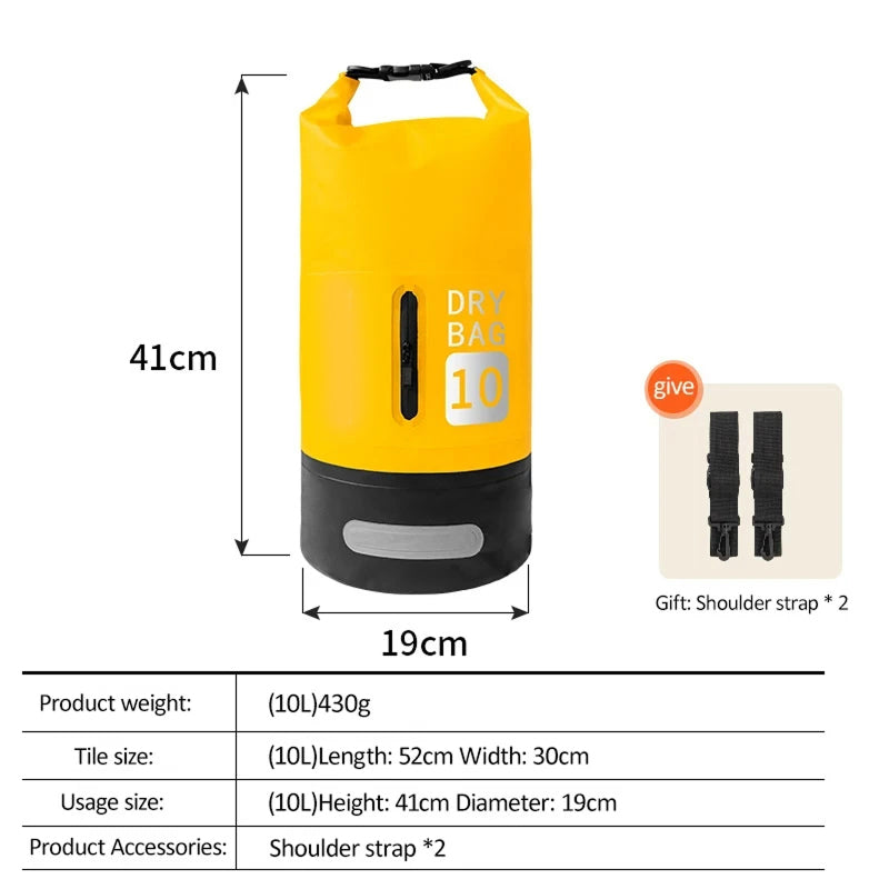 WaveeBack Roll Dry Bag | Waterproof Swimming Backpack