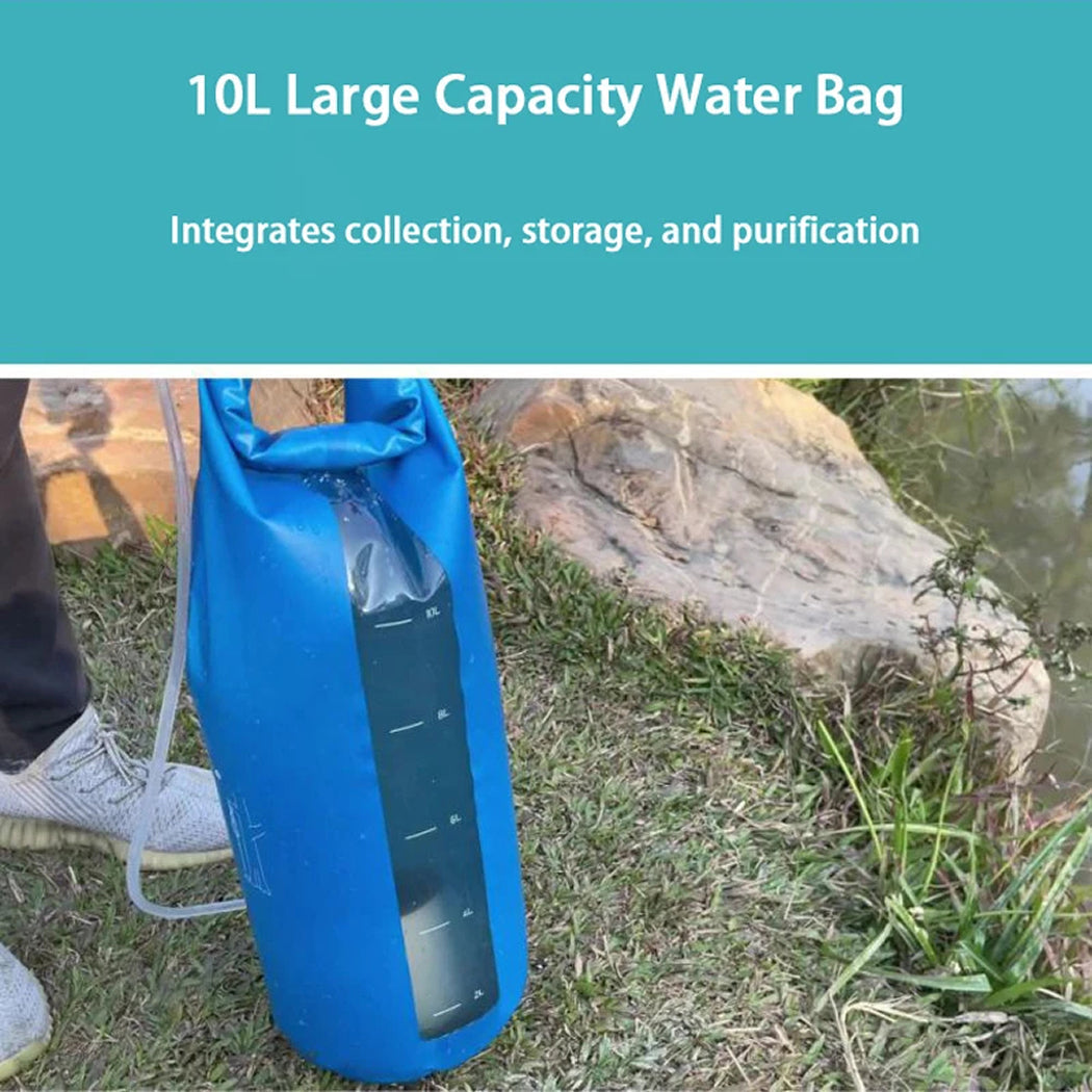 PureDropy Gravity Water Filter System | 10L Ultralight 0.01μm Outdoor Purifier