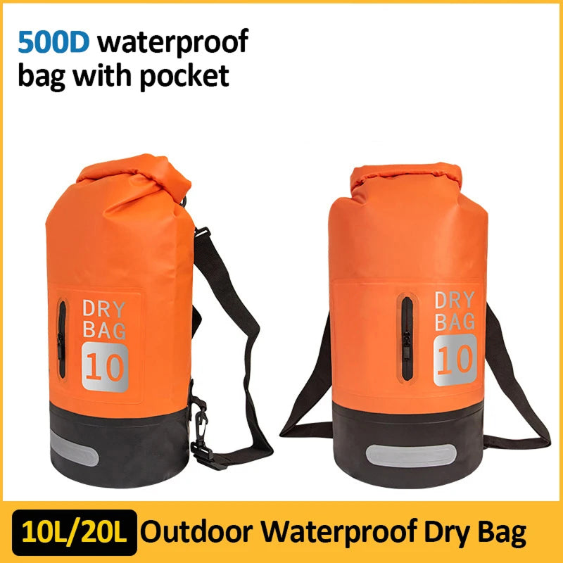 WaveeBack Roll Dry Bag | Waterproof Swimming Backpack