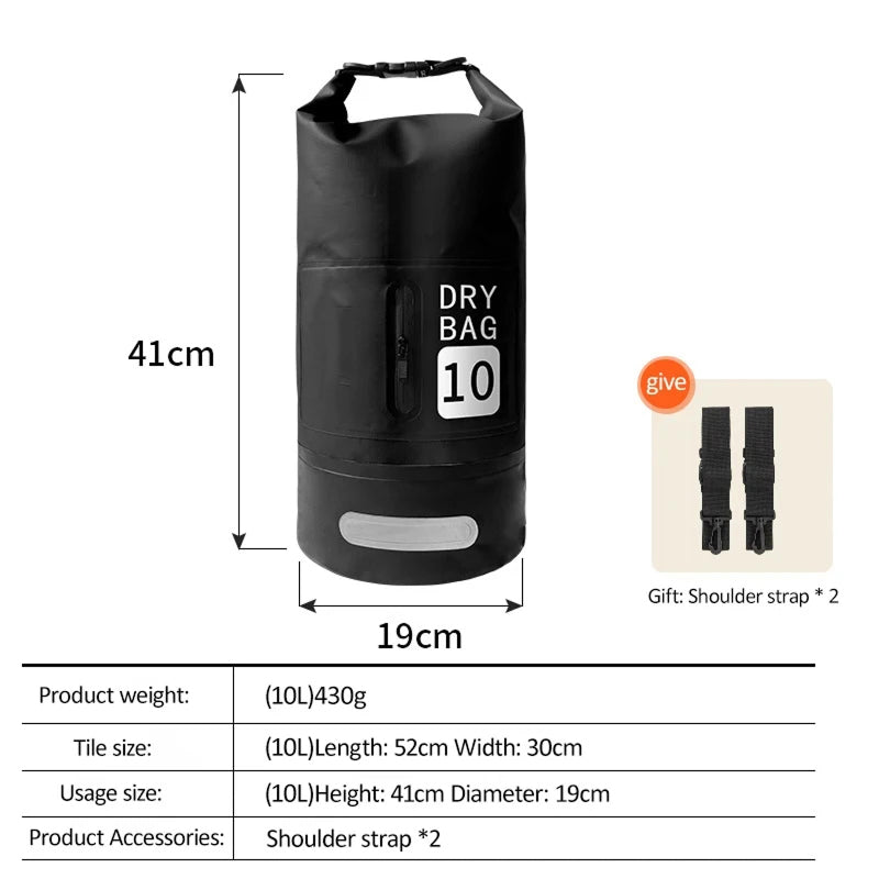 WaveeBack Roll Dry Bag | Waterproof Swimming Backpack