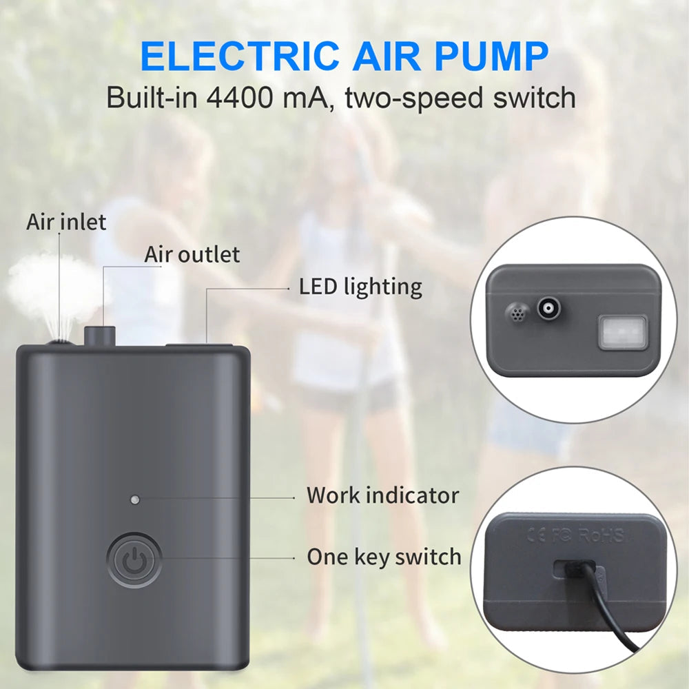 ClinyShowe Rechargeable Portable Shower for Camping and Pets
