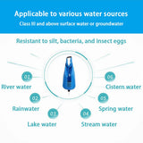 PureDropy Gravity Water Filter System | 10L Ultralight 0.01μm Outdoor Purifier