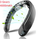 NeckyKool Bladeless Neck Fan for Hands-Free 360 Cooling