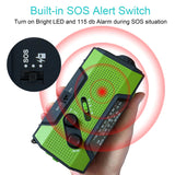 AlerSkyo 5-Way Powered Emergency NOAA Weather Radio for UK