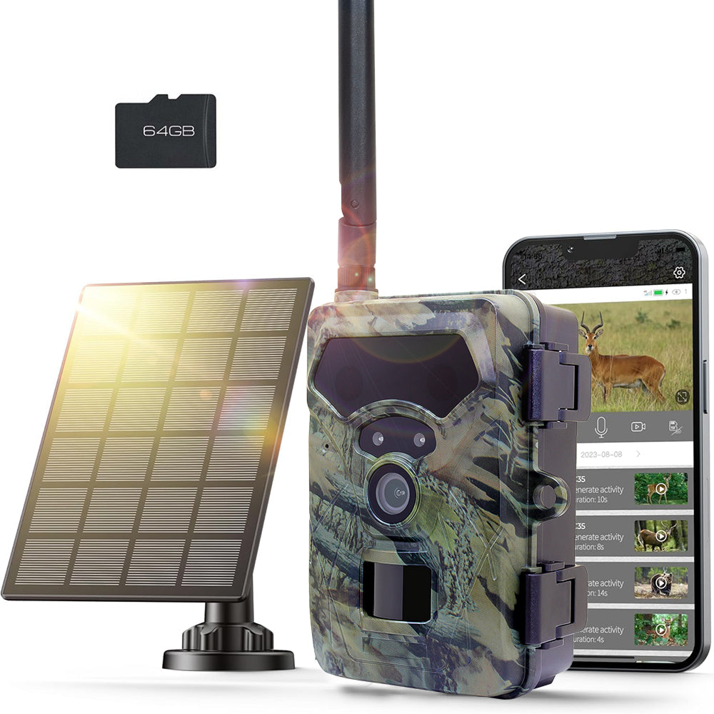 DawniCam 4G Solar Wildlife & Security Camera UK