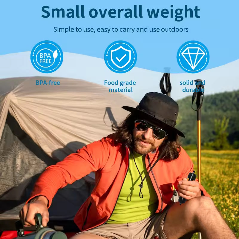 AquaZipo Portable Water Filter for Hiking and Camping UK
