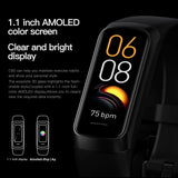 AurenZiax Fitness Band Tracker with AMOLED Display & 3ATM Waterproofing