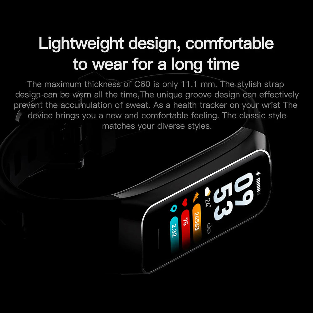 AurenZiax Fitness Band Tracker with AMOLED Display & 3ATM Waterproofing