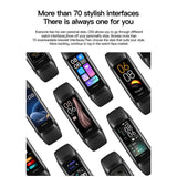 AurenZiax Fitness Band Tracker with AMOLED Display & 3ATM Waterproofing