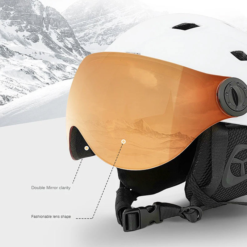 Bastoneux Ski Helmet with Anti-Fog Goggles | CE Certified