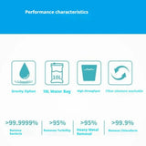 PureDropy Gravity Water Filter System | 10L Ultralight 0.01μm Outdoor Purifier