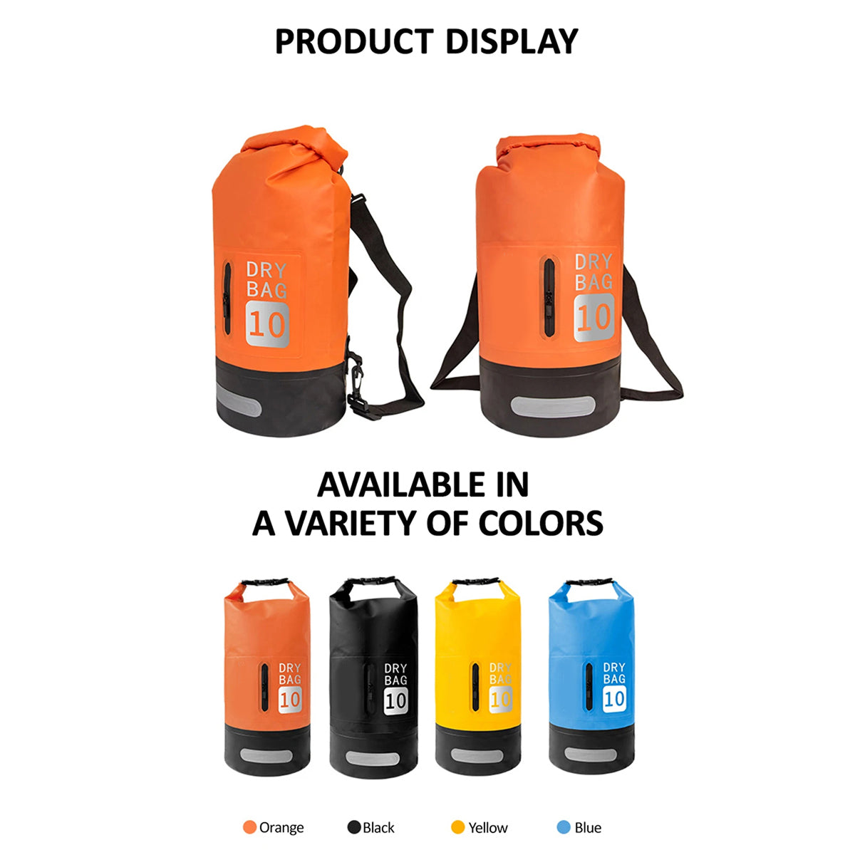 WaveeBack Roll Dry Bag | Waterproof Swimming Backpack