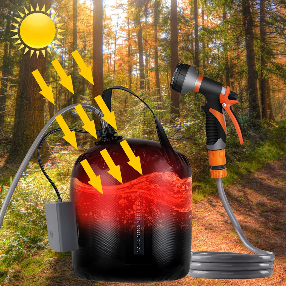 ClinyShowe Rechargeable Portable Shower for Camping and Pets