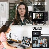 ClikTric 4K Vlogging Camera with 180 Flip Screen & WiFi