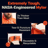 CozeGuardi Reusable Emergency Foil Blanket & Thermal Shelter