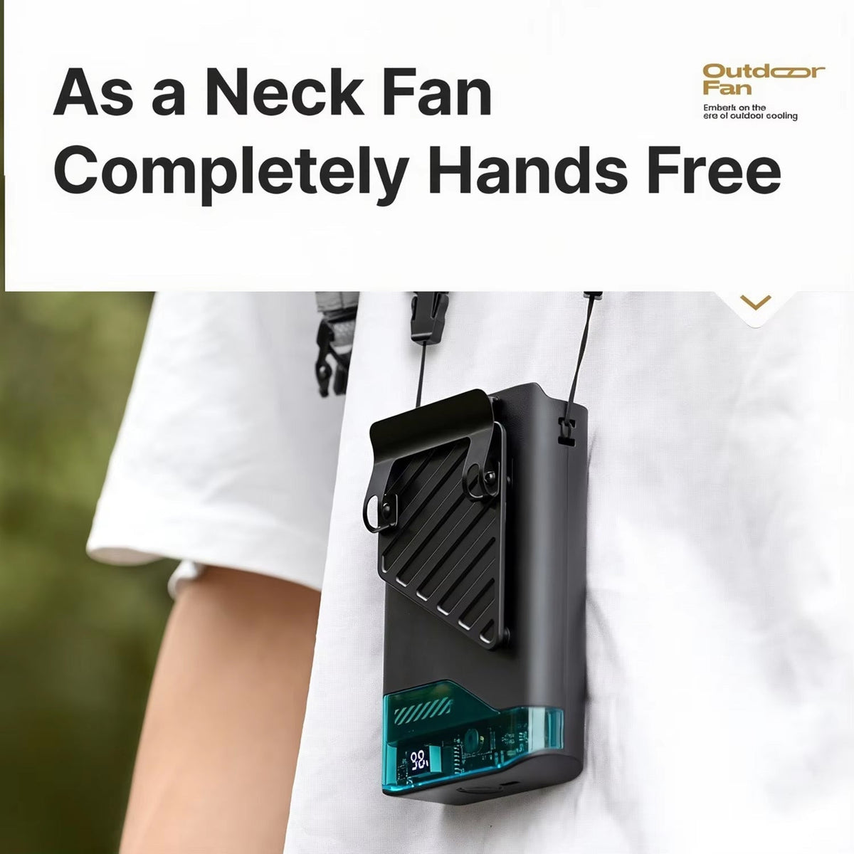 CycloFani Hands-Free Portable Waist Fan for Cooling
